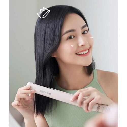 Small straight curl two-use lazy artifact does not damage negative ion curling iron J03