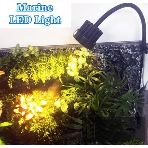 Reef LED Aquarium Light Nano Plant Tank Light for Freshwater Coral Fish Tanks Aquatic Landscape