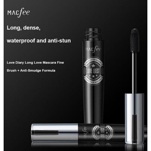 Mascara Slim And Not Blooming Thick Curling Long-lasting Waterproof Mascara Lengthening Black Eyelash Extension Makeup TSLM1