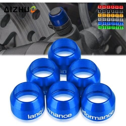 Motorcycle Universal Billet Bleed Valve Cover Kit FOR DUCATI HYPERMOTARD 1100 EVO SP S 796 821 939 950 SP Hyperstrada 821 939