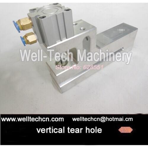 Vertical Tear Hole Puncher Plastic Bags Easy Open Hole Pneumatic Hole Puncher