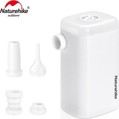 Naturehike 3 in 1 air pump Inflator for sleeping pad inflatable camping mat/ power bank/ tent lamp lantern