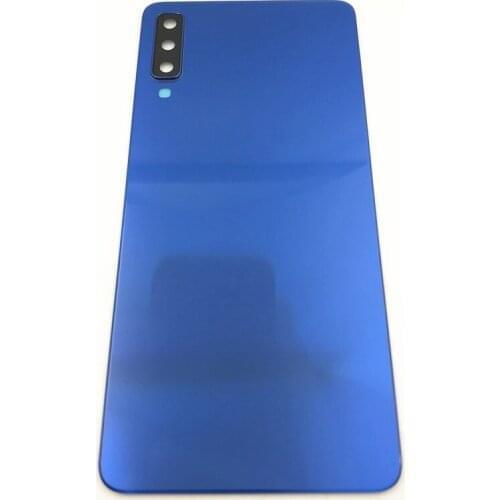 10Pcs For Samsung Galaxy A7 2018 Back Battery Cover A750 Case A750F SM-A750F A750FN Rear Door Housing Glass Panel + Camera Lens