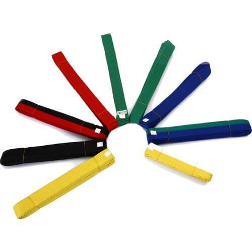 280CM Colored Learners Teachers Karate Judo Martial Arts Taekwondo Belt for Adults, Kids Waistband Accessories DEO