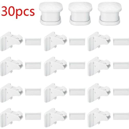 30 Pcs Magnetic Cabinet Drawer Cupboard Lock Kids Baby Safe Child Proof Kit