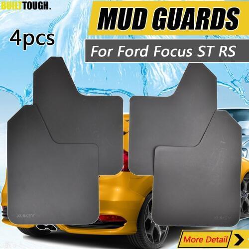 4x Mudflaps Mud Flaps Splash Guards Mudguard For Ford Focus ST RS SE ST170 ST225 ST250 ST300 RS500 Mk MK2 MK3 Mk3.5 MK4 2 3 4