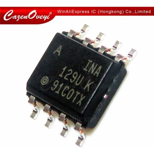 5pcs/lot INA129 INA129U INA129UA SOP-8 In Stock