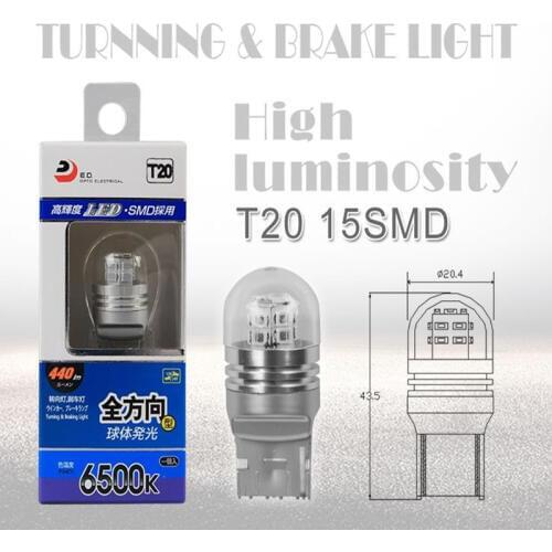 6000K Yellow Light Hot Sale T20 7440 W3X16D LED External Lights Front Rear Side Turn Signals Conversion Brightest Cars Bulbs