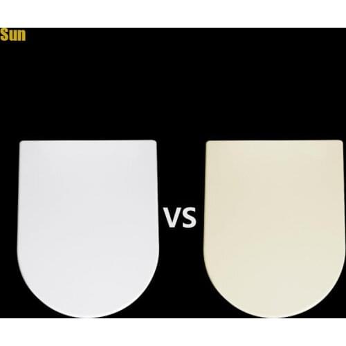 One-key Quick Release Toilet Cover Universal Toilet Cover U-shaped Toilet Old-fashioned Cover Length 430 To 490mm, Width 355mm