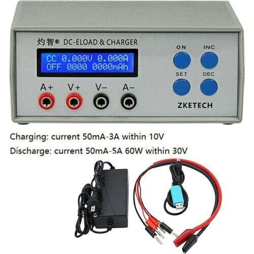 EBC-A05+ Battery Capacity Tester Mobile Power Charge Head Test Electronic Load