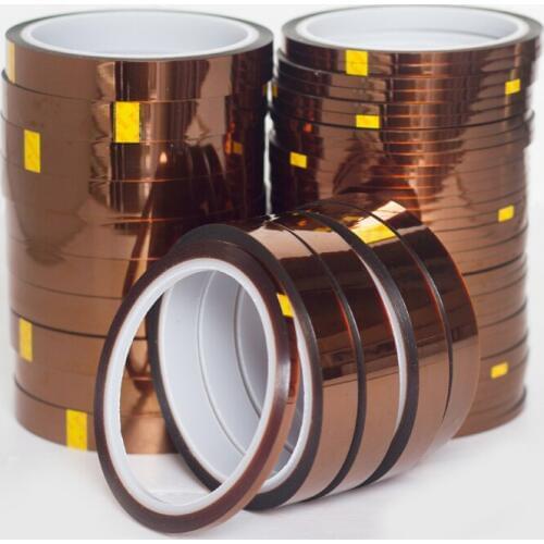 Hot Sale 5pcs/lot 35mm x 30m High Temperature Heat Resistant Polyimide single side Adhesive Tape 260-300 Degree