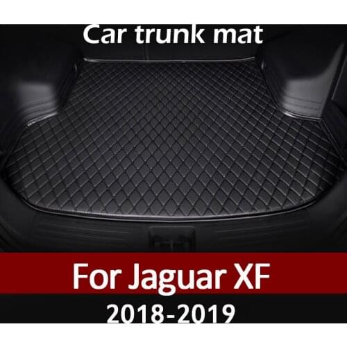 MIDOON Car trunk mat for Jaguar XF station wagon 2018 2019 cargo liner carpet interior accessories cover
