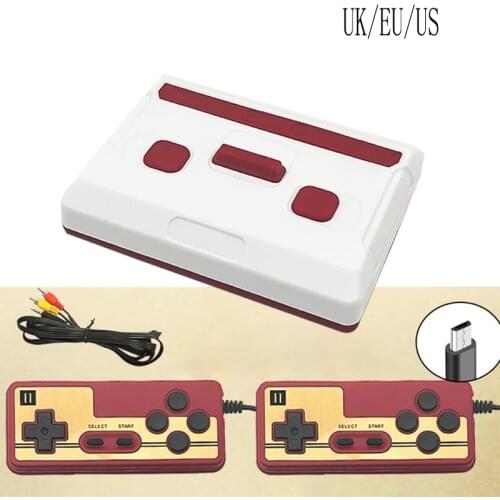 Red White Mini Video Game Console Retro Game Double Person 8 Bit Built-in 620 Classic Games Console Parent-child Game Console
