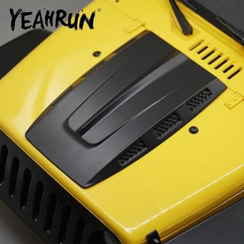 YEAHRUN ABS Plastic Engine Hood for Axial SCX10 1/10 RC Rock Crawler Jeep Wrangler Rubicon Body Shell Parts