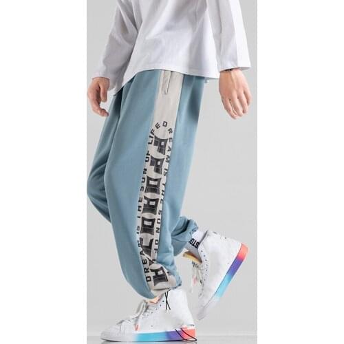 2021 Ankle-Lenth Black Grey Sweatpants Streetwear Spring Autumn Hip Hop Harem Pants Mens Casual Korean Oversize Joggers Trouers