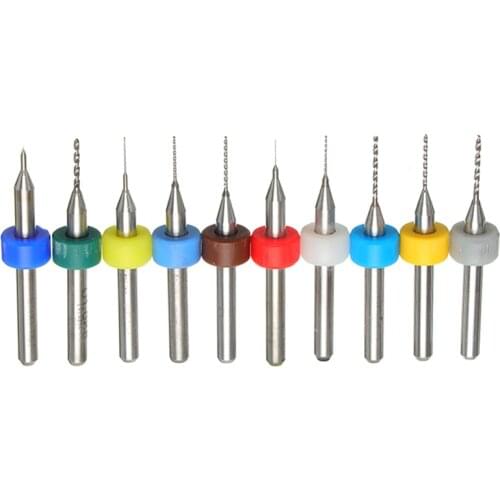 0.1-1mm Tungsten Steel Carbide Drill Bit Set For Watch Repair Circuit Board Tungsten Watchmaker Repair Tool Precision Repair Set