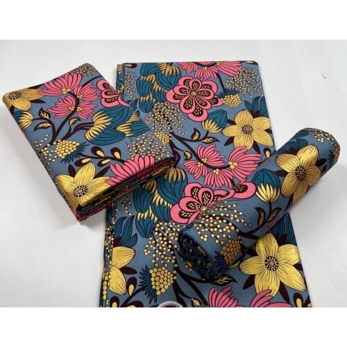 2021 NEW Original Wax High Quality Africain Print Wax Fabric Tissue Wax 100% Cotton 6 yards a pieces for women dress