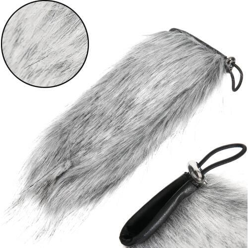 New Microphone Artificial Soft Fur Windscreen High Quality Windshield Noise Reducing For Professional Mic Microphone 22cm Mayitr