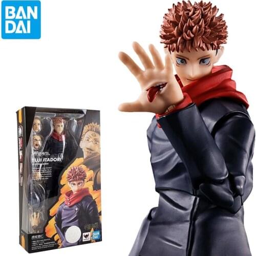 Original Bandai Shf Jujutsu Kaisen Figure Itadori Yuji Ryomen Sukuna Action Pvc Collection Model Toy Anime Figure Toys for Kids