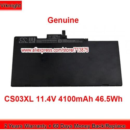 Genuine CS03XL Battery HSTNN-DB6U for Hp EliteBook 745 G3 755 G3 M1G13AV 840 G2 L1C99AA 800231-1C1 11.4V 4100mAh