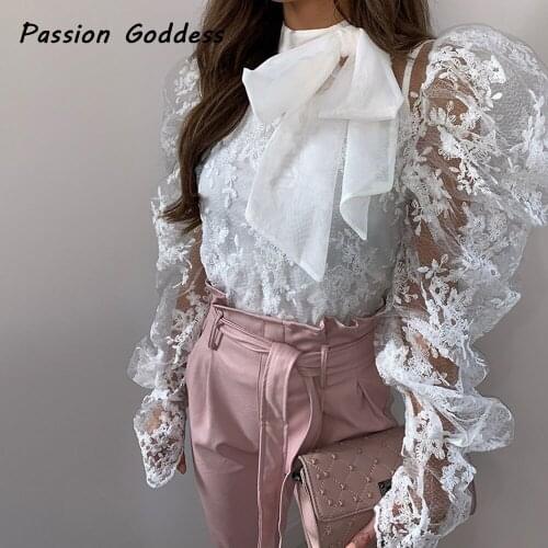 Passion Goddess Blouses With Bow