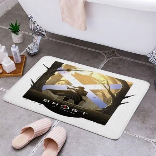 Tsushima 3D Print Doormats Rectangle Non-Slip DoorMat Bedroom Kitchen Entrance Print Door rugs Dropshipping