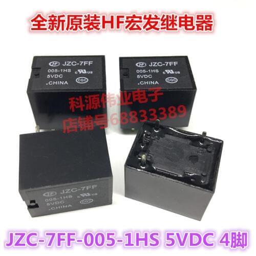 Relay JZC-7FF-005-1HS 5VDC 4PIN