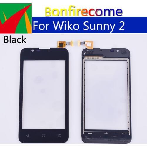 10Pcs lot 4.0" Touchscreen For Wiko Sunny 2 Touch Screen Panel Sensor Digitizer Glass NO LCD Replacement Parts