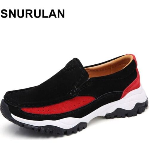 SNURULAN Women Shoes Breathable Platform Casual Shoes Female Fashion Ladies Swing Shoes Slip-on Women Loafers Fashion Sneakers