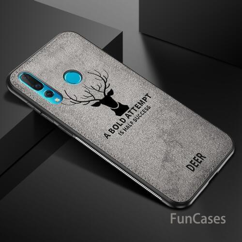 Fabric Case for Huawei Nova 4 Classic Cloth Matte Skin Soft Hard Back Cover for Huawei Nova 4 Nova4 Phone Cases Huawai Plastic