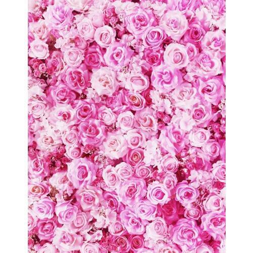 TR pink roses wedding photo backdrops high-grade vinyl cloth computer printed rose flowers newborns baby photography backgrounds