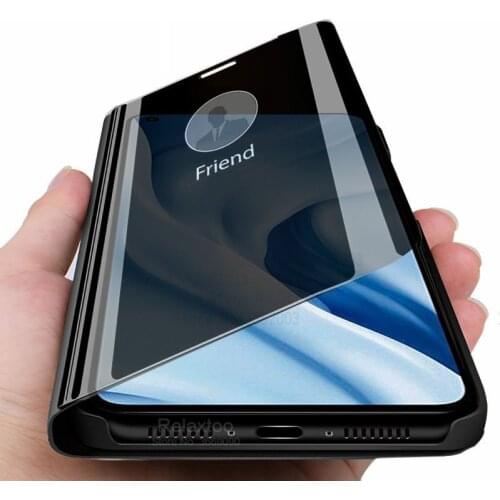 Mi 11 Lite 5G smart mirror flip phone cover for xiaomi mi 11 lite 4G case xiomi 11 Pro 11 lite mi11 light magnetic stand coques