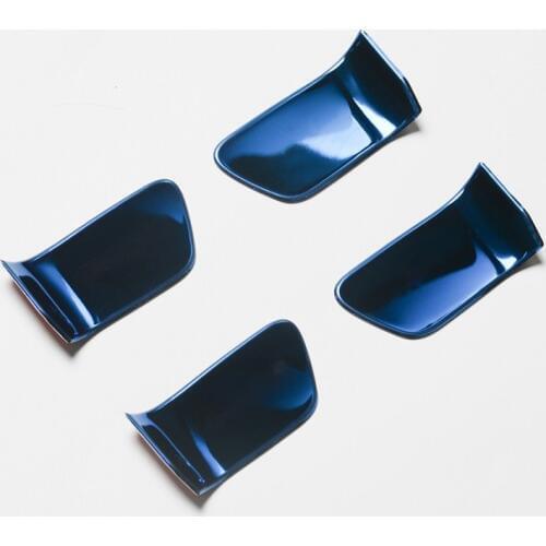 Stainless steel interior inner door handle bowl cover trim for Toyota Prius 50 ZVW50 4th generation 2016 2017 2018 ZVW51 ZVW55