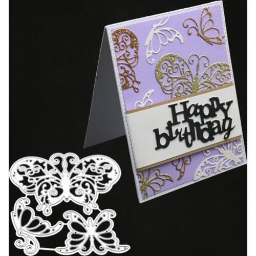 Diseno Butterfly Background Calle Metal Troquelado Plantillas Para DIY Scrapbooking Album Decoracion Relieve DIY Tarjetas Papels