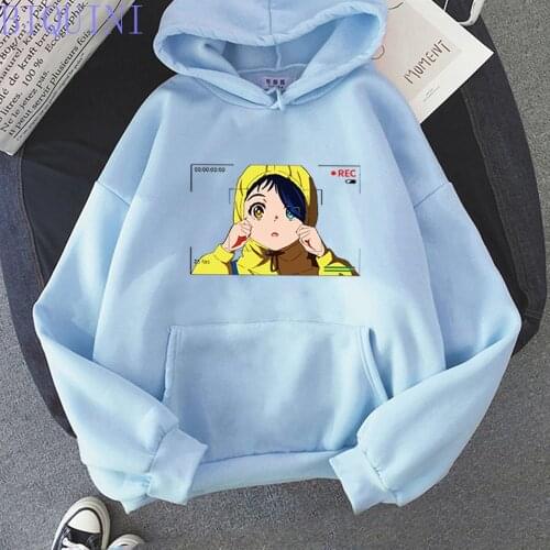 Harajuku Wonder Egg Priority Hoodie Streetwear women XS-3XL Fashion Hooded Women Casual Sweatshirt Goth Casual Oversized Hoodie