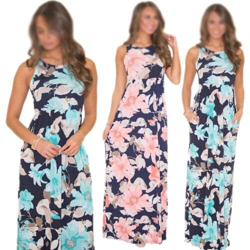 2021 New Summer Print Casual Dress Womens Short Sleeve Vintage Dresses For Women Plus Size Dress