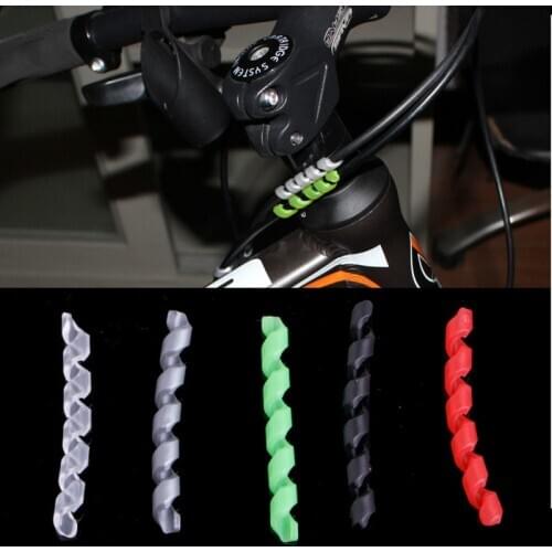 1pcs Cycling Bicycle Brake Cable Housing Protector Anti-friction Bike Line Wrap E56D