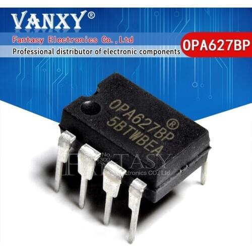 10PCS OPA627BP DIP8 OPA627B DIP OPA627 DIP-8 Precision High-Speed Difet OPERATIONAL AMPLIFIERS