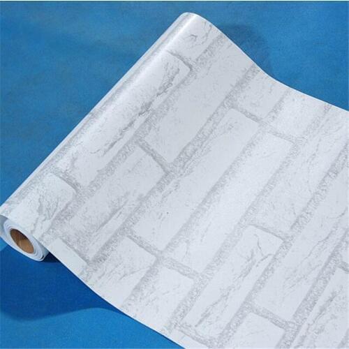 White Self adhesive wallpaper PVC waterproof wallpaper wall sticker White instant stickers Furniture renovation drawer stickers