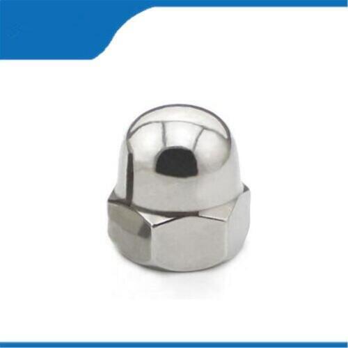 Free shipping 100PcsDIN1587 M3 M4 M5 M6 M8 M10 Stainless Steel Cap Nuts Decorative Cover Semicircle Acorn Nut with good quality