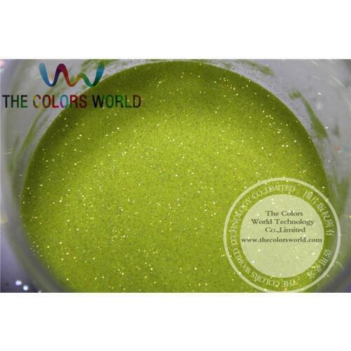TCR330 Shinning Rainbown Light Yellow 0.2MM size Colorful Nail Glitter Powder For Nail Art Decoration Tatto Body Painting Manual