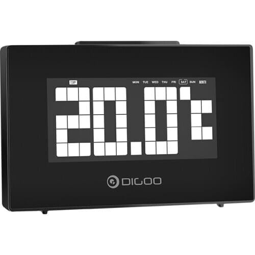 Digoo DG-C9 Multifunctional Time Snooze Alarm Weekday Automatically Electronical Digital Alarm Clock