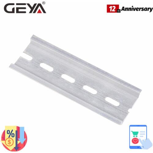 Din-Rail Aluminum 35mm for Terminal Blocks Contactor Universal-Type 10cm 20cm 30cm GEYA