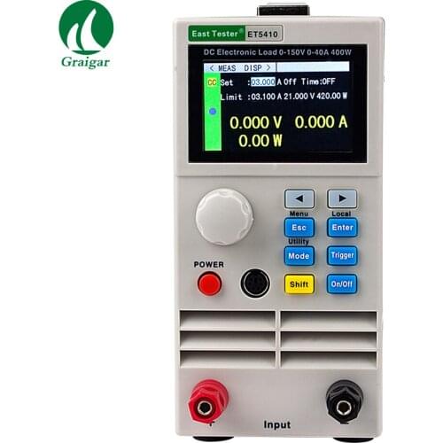 ET5410 Digital Programmable DC Electrical Load 400W 150V 40A