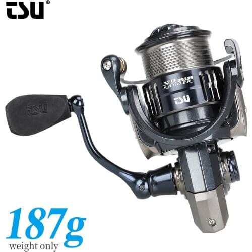 TSURINOYA 2000S 2500S 3000S Spinning Reel RANGER 6kg Carbon Shallow Spool Long Casting Saltwater Fishing Reel Pike Bass Wheel