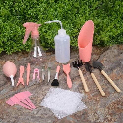 Mini Planting Potted Tools For Gardening Supplies Tool Kit Succulent Meat Potted Meaty Hand Tools With Shovel Tweezers Water Can