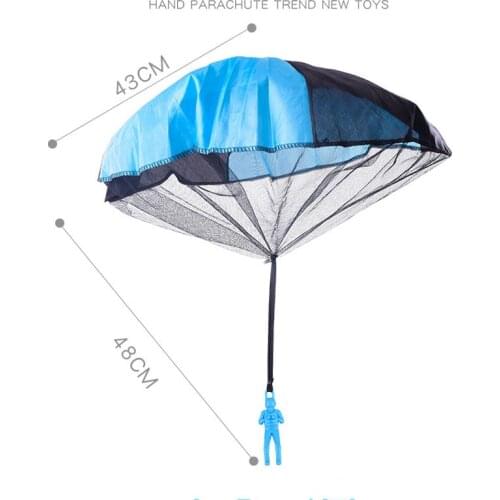 Hand Throwing Mini Soldier Parachute Funny Toy Kid Outdoor Game Play Educational Toys Fly Parachute Sport for Children Toy