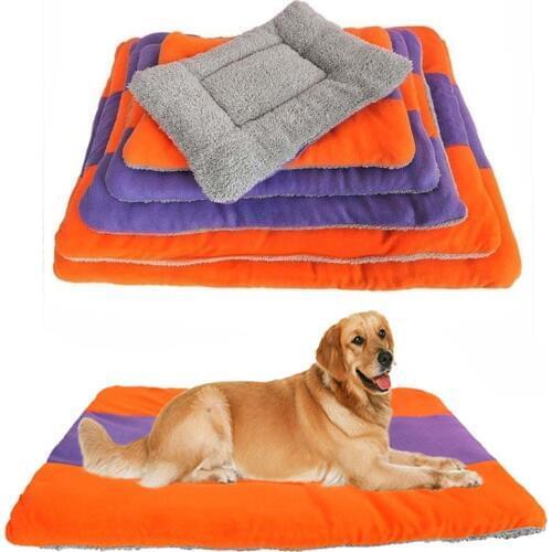 Pet Soft Pet Blanket Winter Dog Cat Bed Mat Foot Print Warm Sleeping Mattress Small Medium Dogs Cats PP Cotton Pet Dog Product