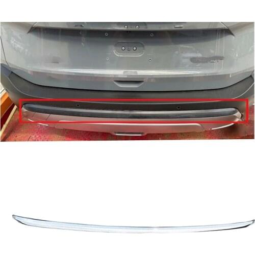 For Nissan X-Trail Rogue T33 2021 2022 trunk tailgate cover sticker decoration Car Accessories modeling 1pcs/set silvery