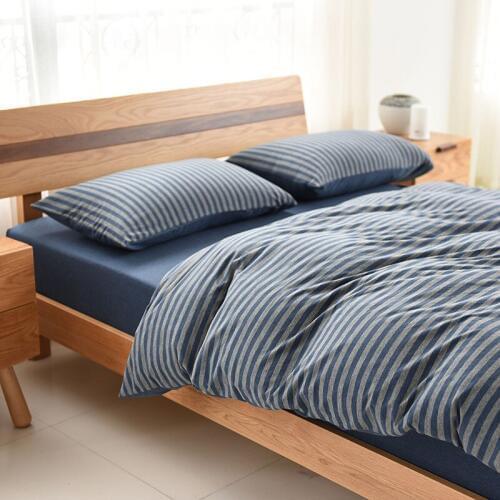 1Pcs Duvet Cover Stripes Quilt Cover Skin Care Cotton Bedclothes 150x200cm/200x230cm/220x240cm Size